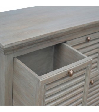 Buffet à 5 volets gris délavé