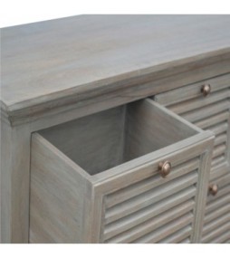 Buffet à 5 volets gris délavé