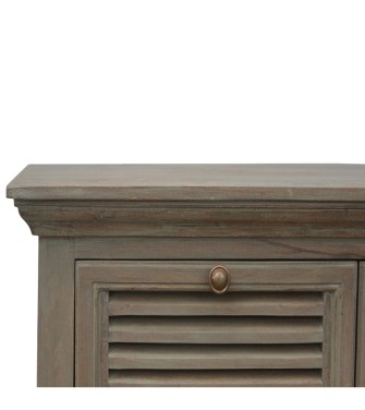 Buffet à 5 volets gris délavé