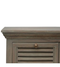 Buffet à 5 volets gris délavé