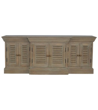 Grey Wash Shutter TV Cabinet