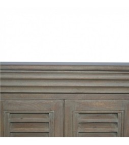 Grey Wash Shutter TV Cabinet