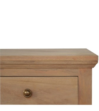 3 Drawer Mango Wood Bedside Table