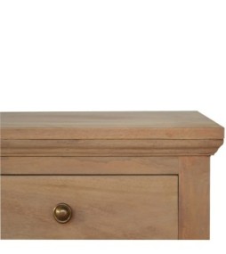 3 Drawer Mango Wood Bedside Table