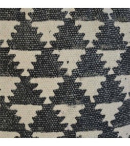 Jute Durrie Round Footstool