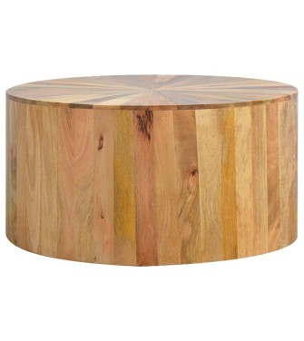 Round Wooden Coffee Table
