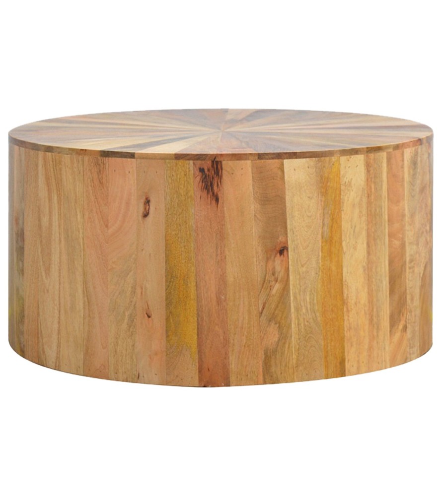 Round Wooden Coffee Table