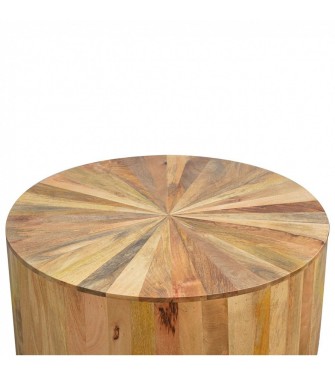 Round Wooden Coffee Table