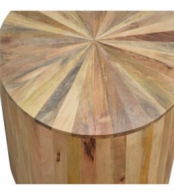 Round Wooden Coffee Table