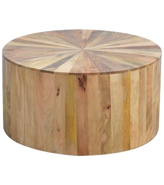 Round Wooden Coffee Table