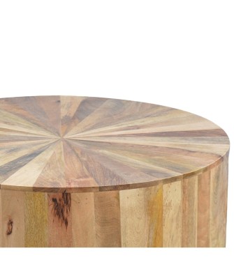Round Wooden Coffee Table