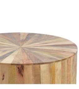 Round Wooden Coffee Table