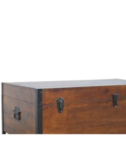 Industrial Lid up Blanket Box