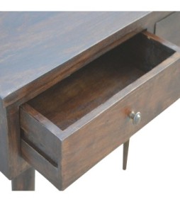 2 Drawer Walnut Hallway Console