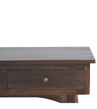 2 Drawer Walnut Hallway Console