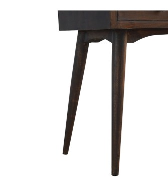 2 Drawer Walnut Hallway Console