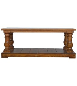 Square Turned Country Coffee Table