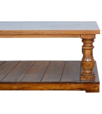 Square Turned Country Coffee Table