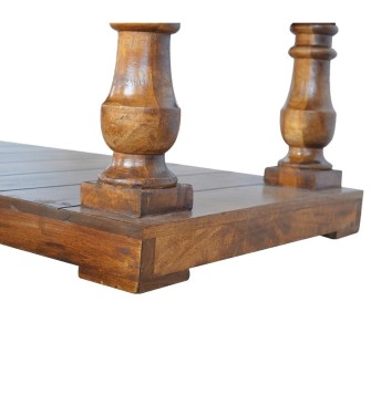 Square Turned Country Coffee Table