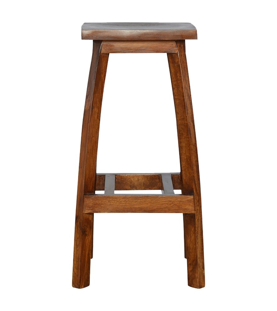Tabouret de bar en bois massif
