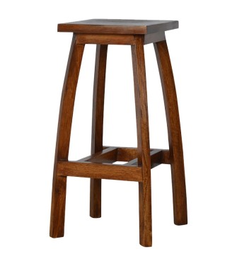 Tabouret de bar en bois massif