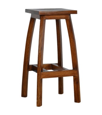 Tabouret de bar en bois massif
