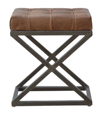 Industrial Cross Metal Coffee Table