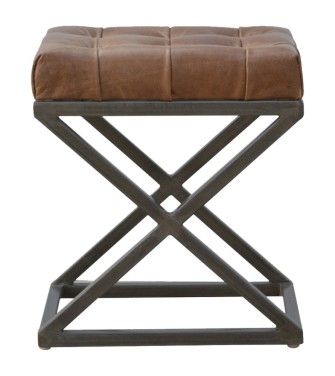 Industrial Cross Metal Coffee Table