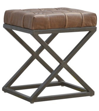 Industrial Cross Metal Coffee Table
