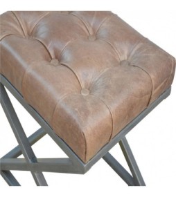 Industrial Cross Metal Coffee Table