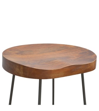 Tabouret de bar industriel massif