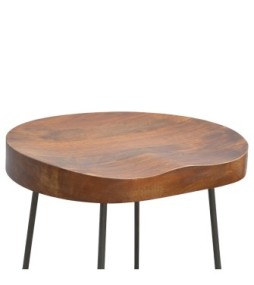 Tabouret de bar industriel massif
