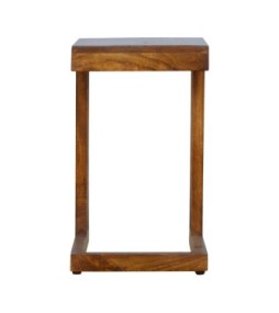 Chestnut Finish One-sided End Table