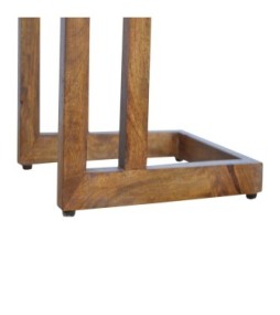 Chestnut Finish One-sided End Table