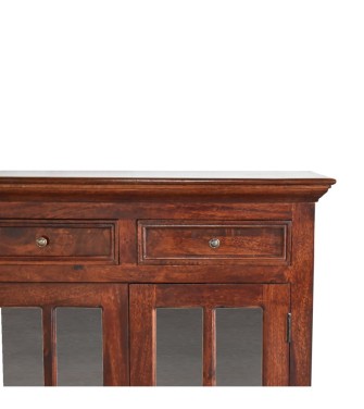 Grand buffet en merisier verni