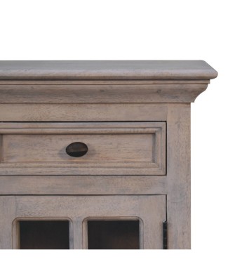 Table de chevet en pierre émaillée