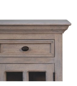 Table de chevet en pierre émaillée