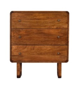 U Curved Chestnut Chest
