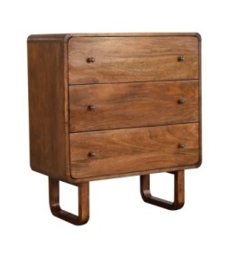 U Curved Chestnut Chest