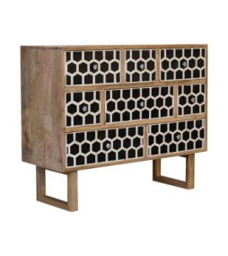 U-Shape Bone Inlay Chest