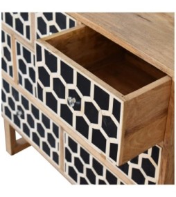 U-Shape Bone Inlay Chest