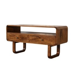 U-Shape Curve Chestnut Media Unit