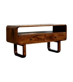 U-Shape Curve Chestnut Media Unit