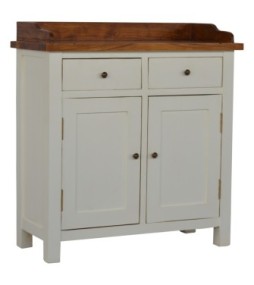 Country Two Tone Kitchen Cabinet