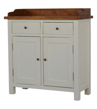 Country Two Tone Kitchen Cabinet