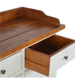 Country Two Tone Kitchen Cabinet