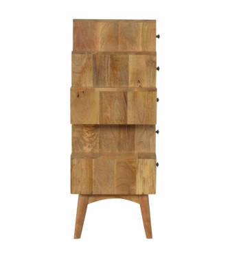Solid Wood Tower Chest Cabinet