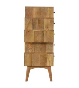 Solid Wood Tower Chest Cabinet
