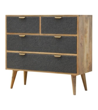 Grey Tweed Chest