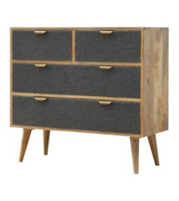 Grey Tweed Chest